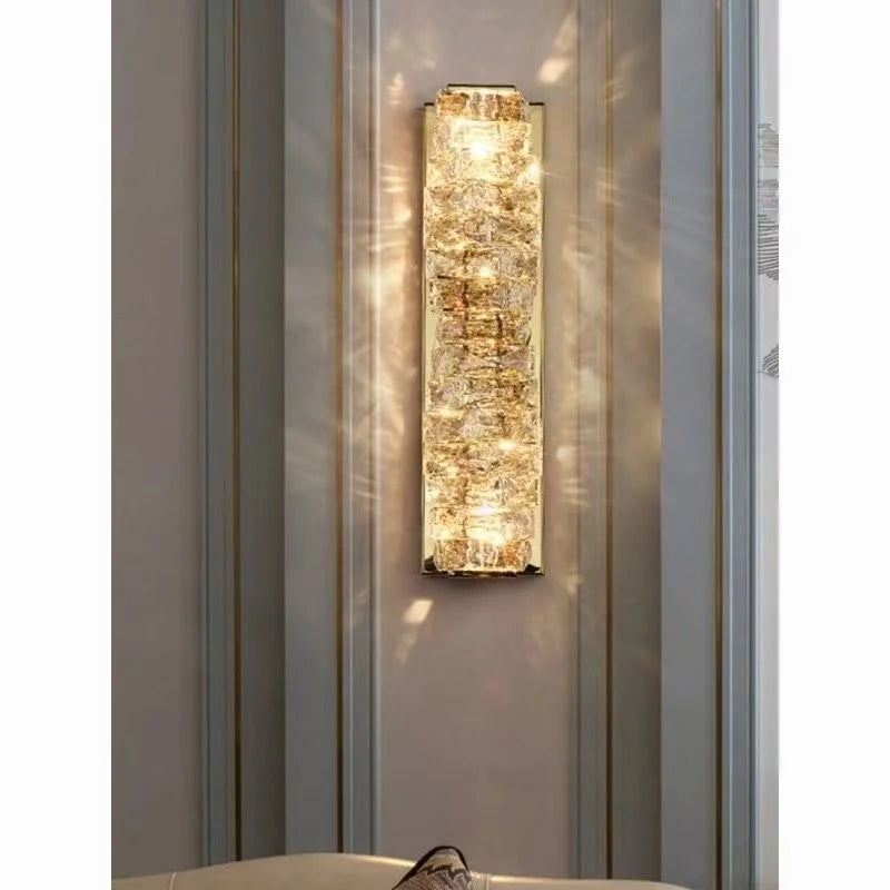 Premium Luxury Crystal Wall Lamp - Modern LED Sconce