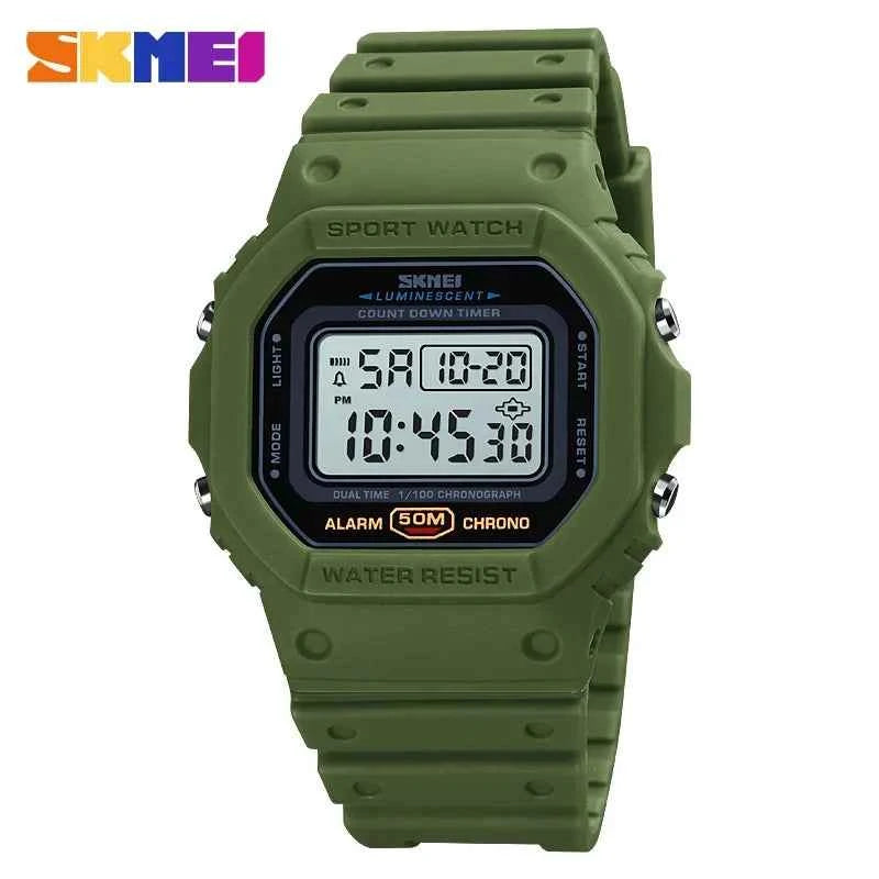 Luxury Digital Sports Watch - Waterproof Military Backlight