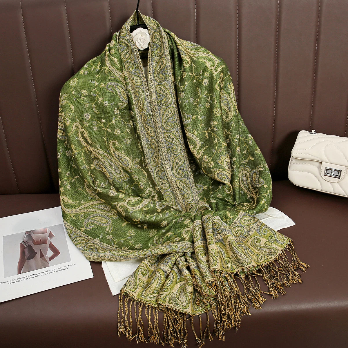 Luxury Cashmere Pashmina Shawl - Elegant Winter Wrap