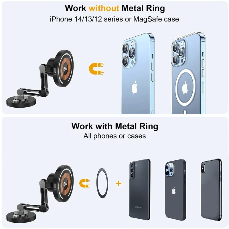 Premium Magnetic Car Wireless Charger Stand