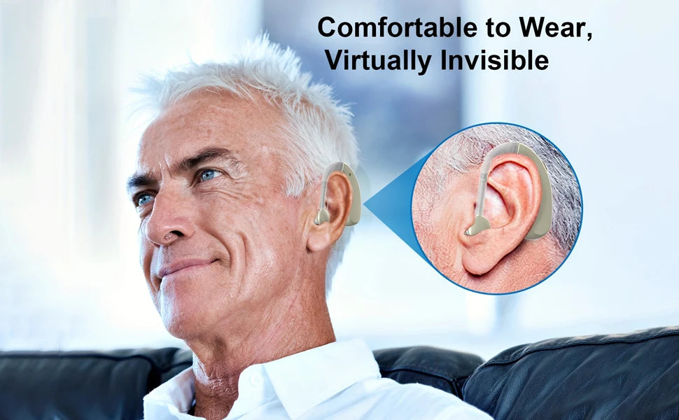 Premium Sound Amplifier Earbuds - Noise Reduction & Adjustable Volume