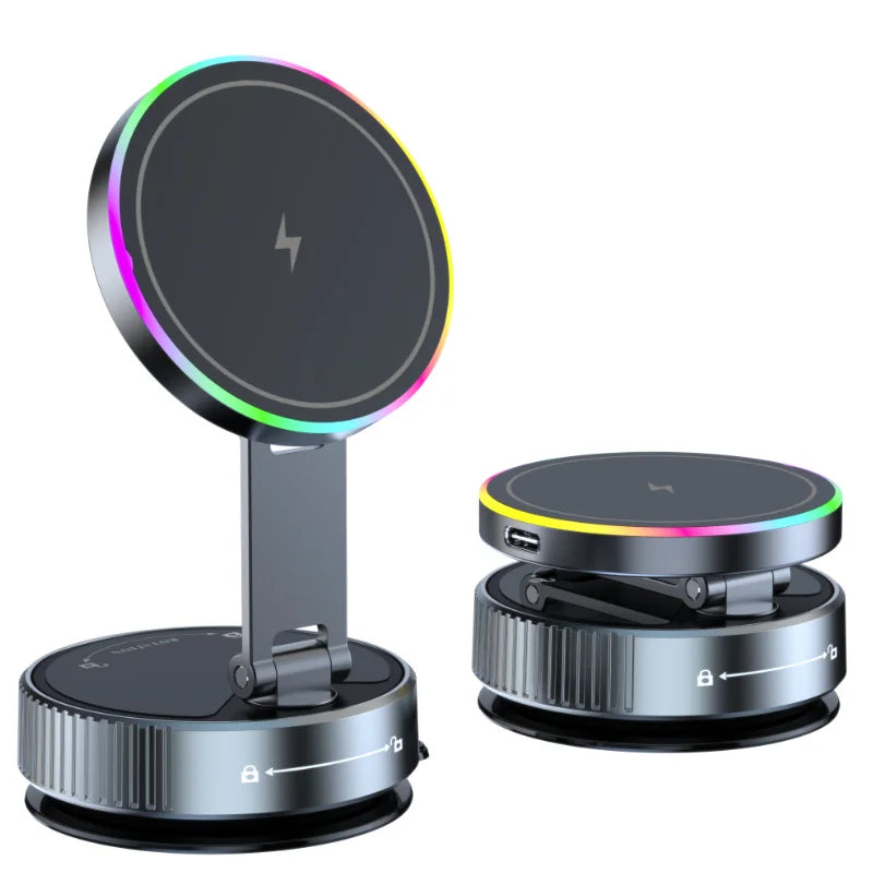 Premium Magnetic Wireless Car Charger Mount - 360° Rotatable