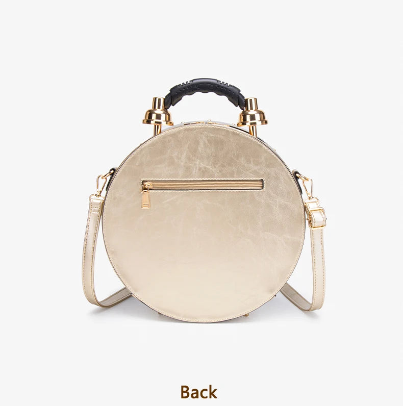 Elegant Clock Handbag - Unique Design Crossbody Bag