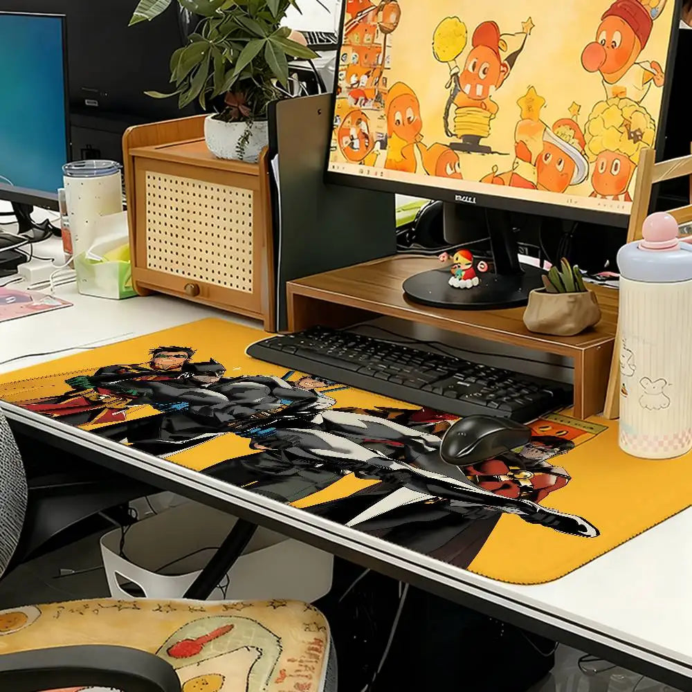 Premium Large Desk Mat - Smooth Surface & Stitched Edges