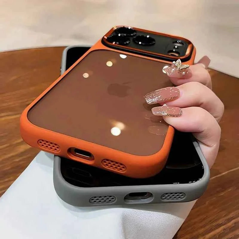 Luxury Transparent Phone Case - Shockproof Clear Bumper Cover