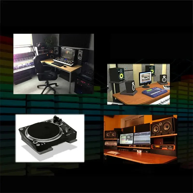 Professional Speaker Isolation Pad - High-Density Acoustic Foam