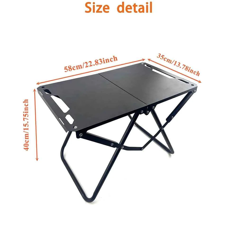Portable Beach Camping Table - Foldable Sand Picnic Table