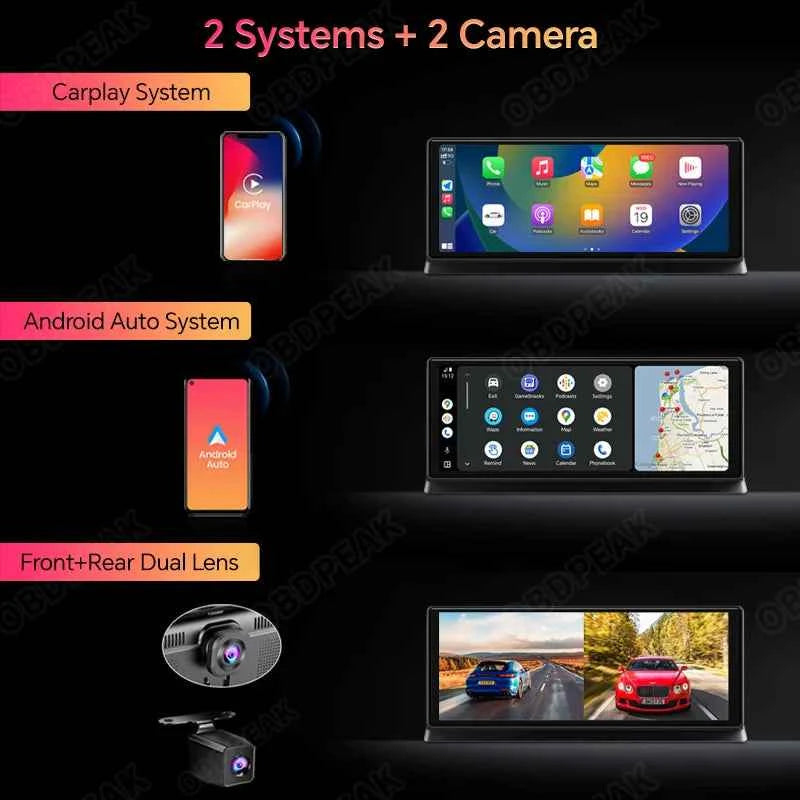K2 Pro 4K Dash Cam - Wireless CarPlay & Android Auto