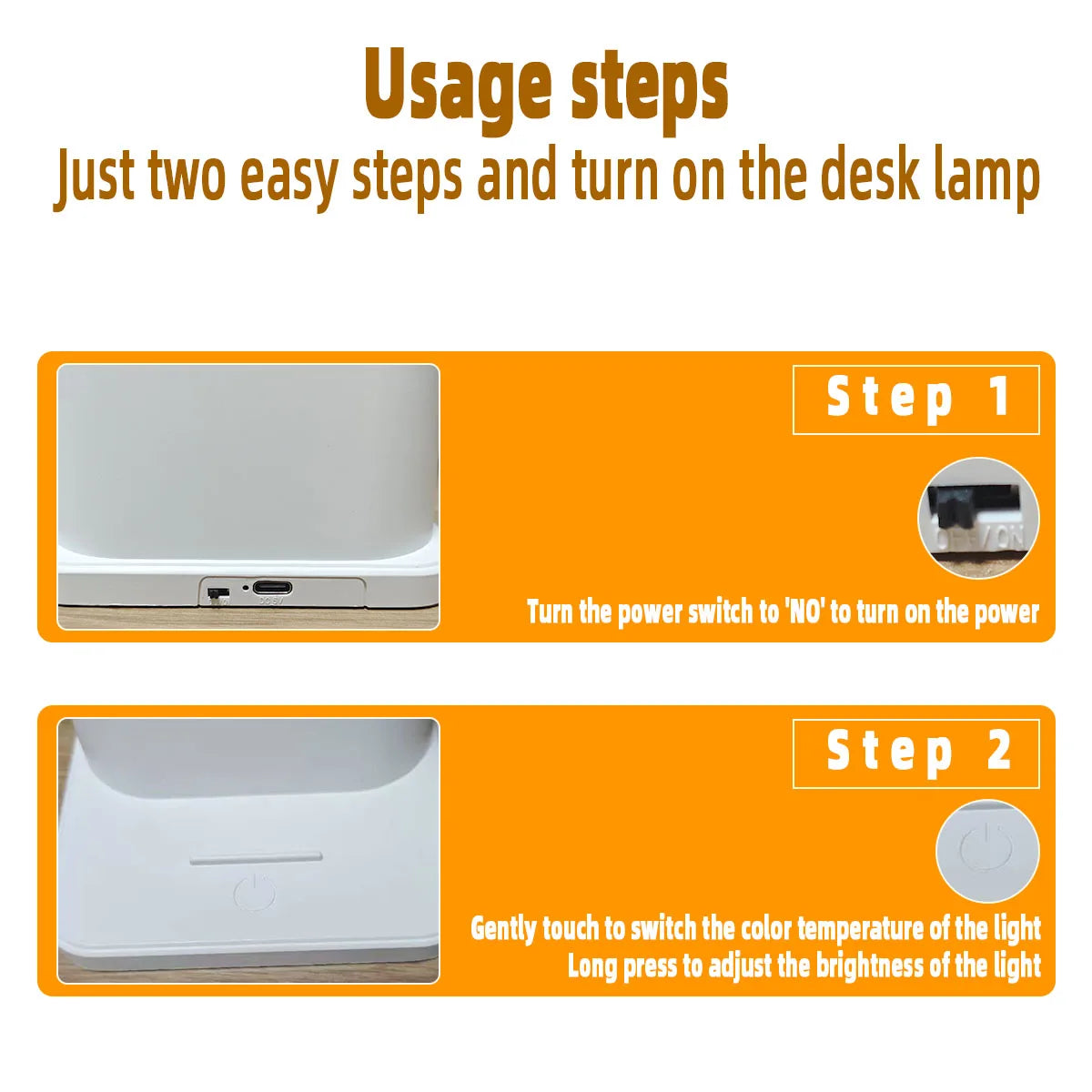 Premium Dimmable LED Desk Lamp - Modern Home Office Lighting