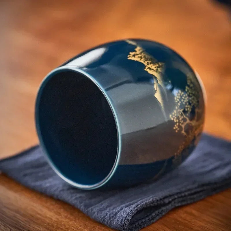 Elegant Japanese Master Tea Cup - Handcrafted Ceramic