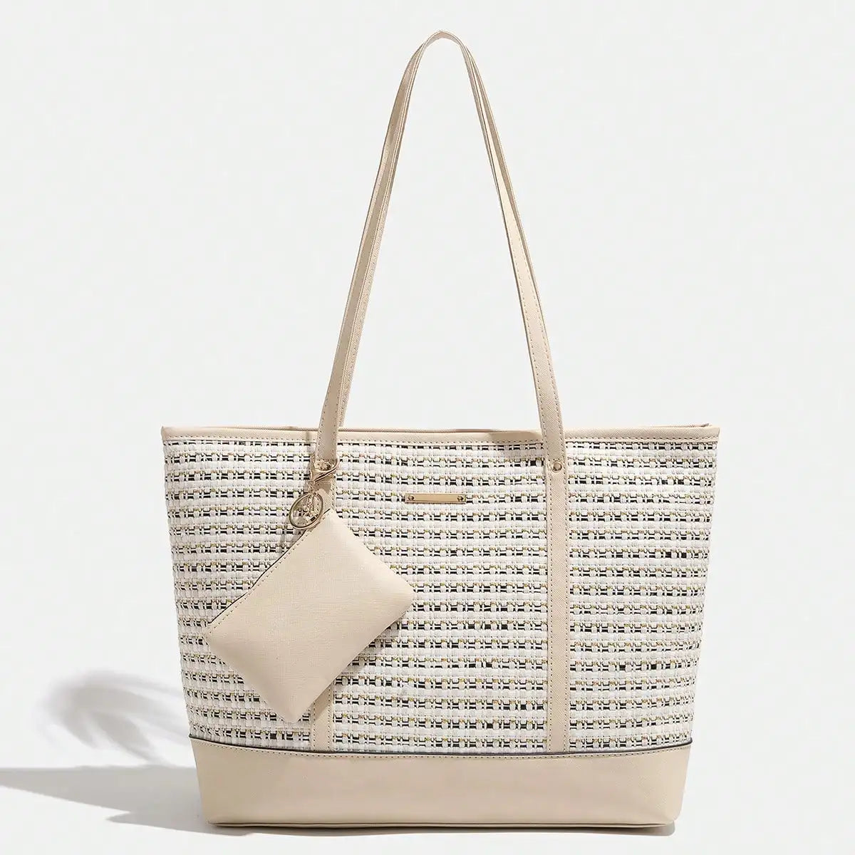 Elegant Women's Shoulder Bag - Chic Cross Pattern