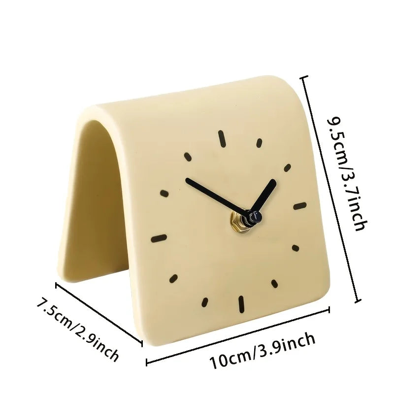 Elegant Silent Desktop Clock - Modern Design & Quiet Operation