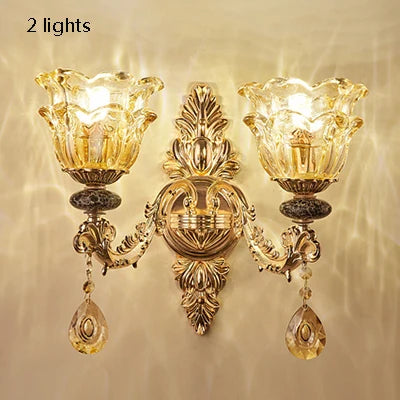 Elegant French Retro Chandelier - Grand Crystal Lighting