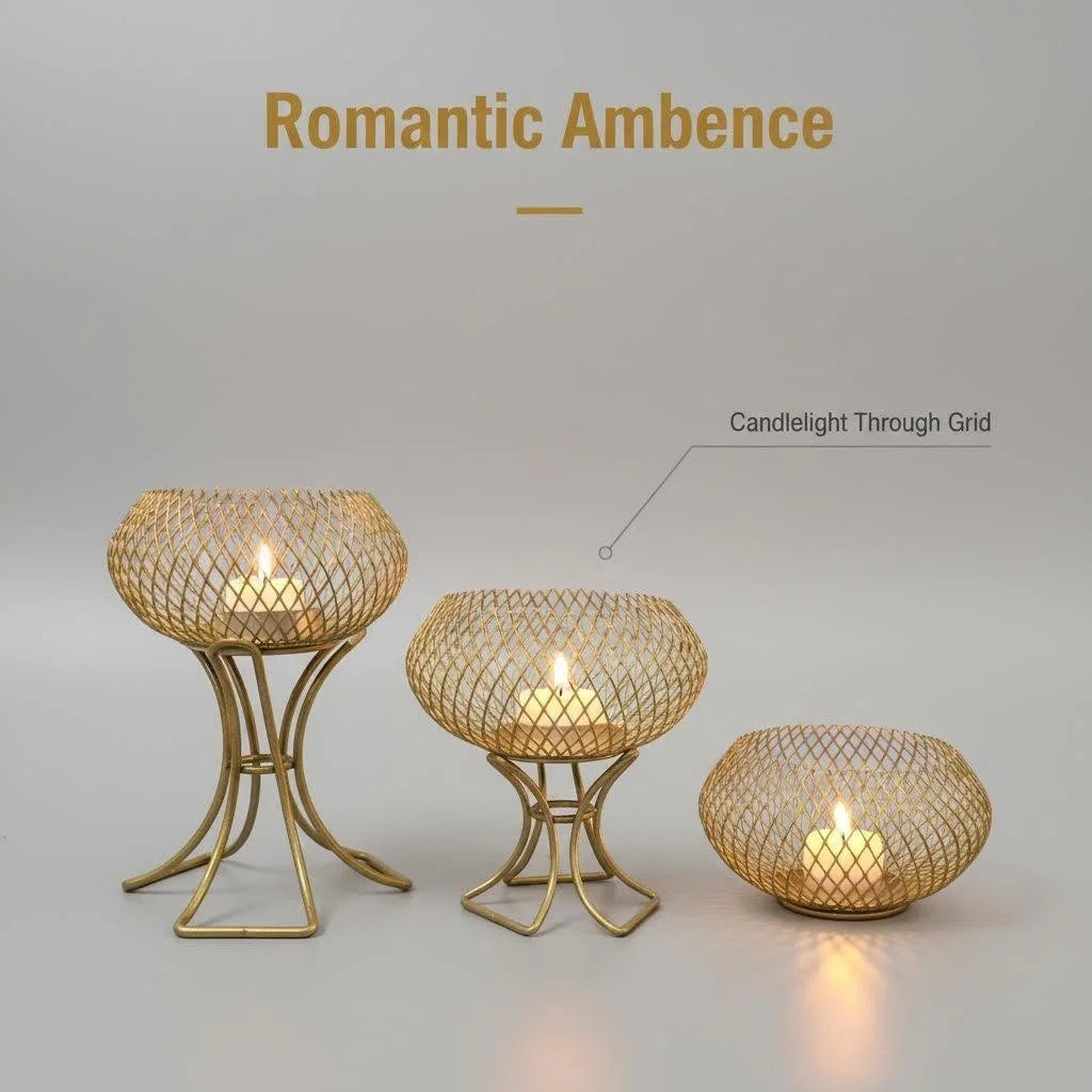 Premium Luxury Gold Lantern - Elegant Home Decor Accent