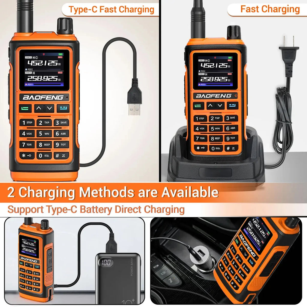 Professional Long Range Walkie Talkie - GPS & Air Band