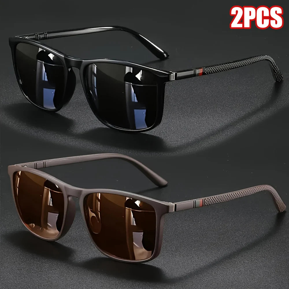 Vintage Polarized Cycling Sunglasses - UV400 Protection