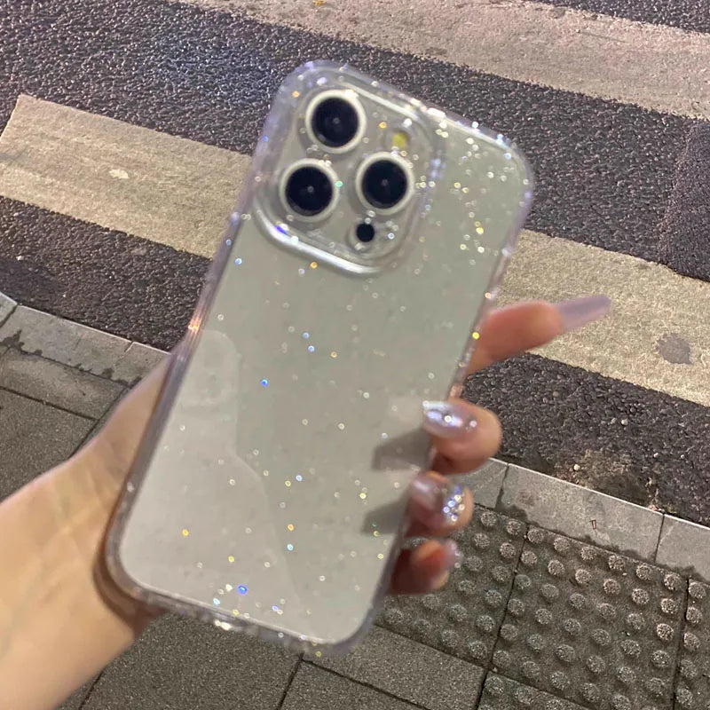 Luxury Glitter Phone Case - Sparkle Shockproof Clear Cover