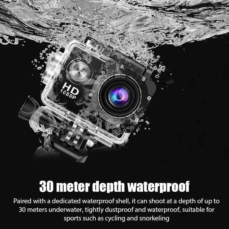 Professional 4K Action Camera - Waterproof Outdoor Video Recorder