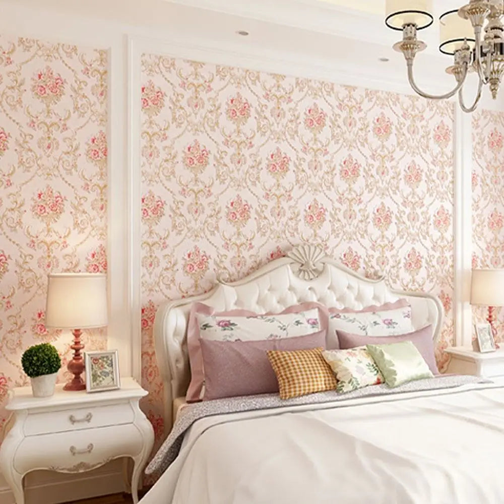 Elegant 3D Flower Wall Stickers - Self-Adhesive Decor
