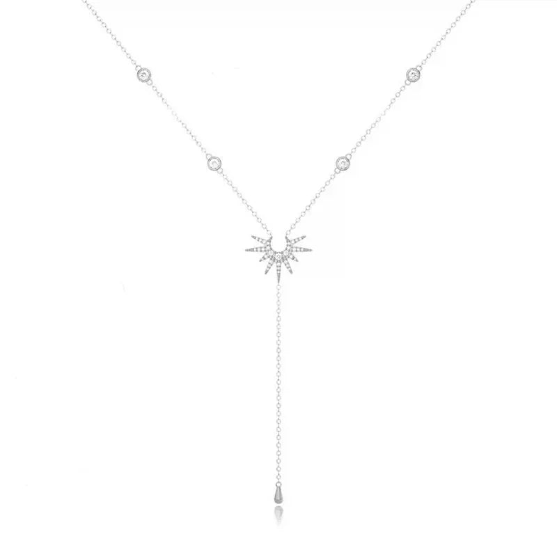 Luxury Rhinestone Cross Necklace - Vintage Y2K Party Jewelry