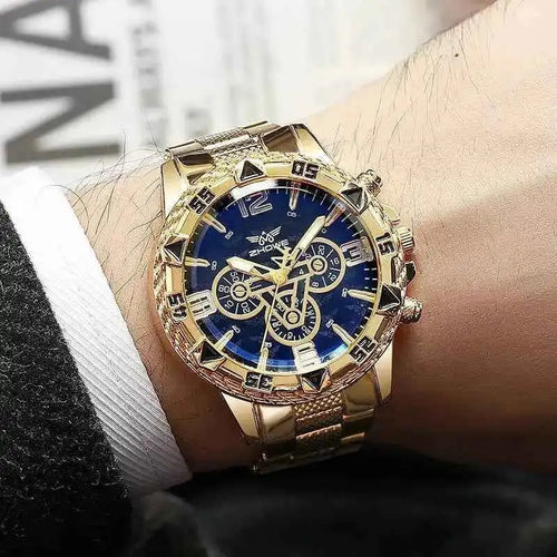 Elegant Men's Business Quartz Watch - Large Dial