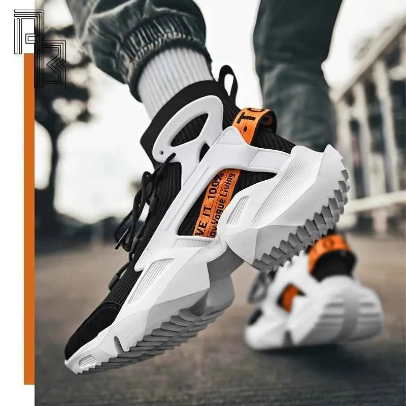 Men's casual sneakers - stylish and lightweight high-top design