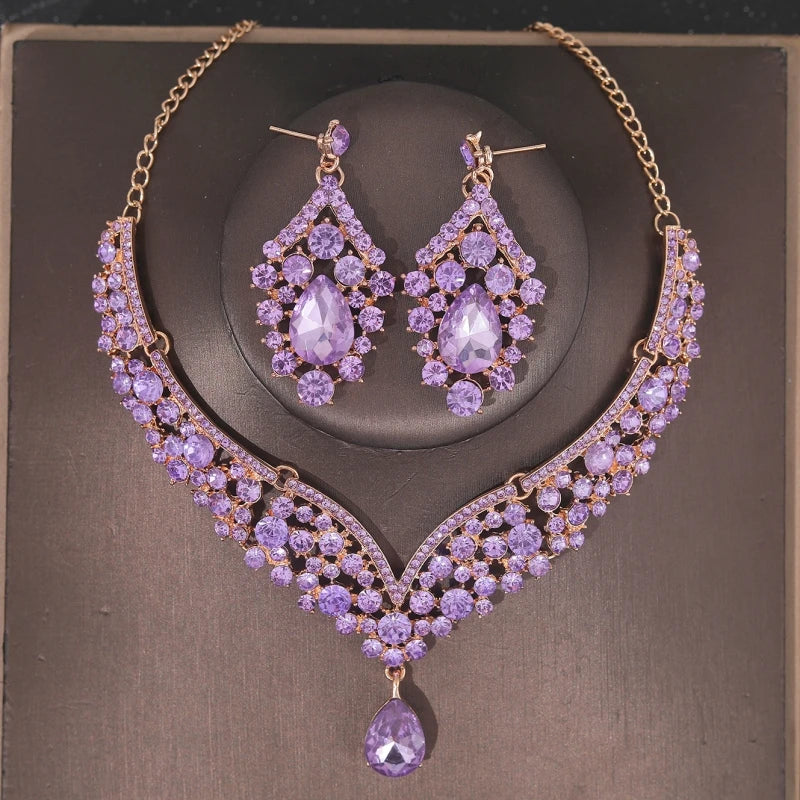 Luxury Crystal Crown & Bridal Jewelry Set