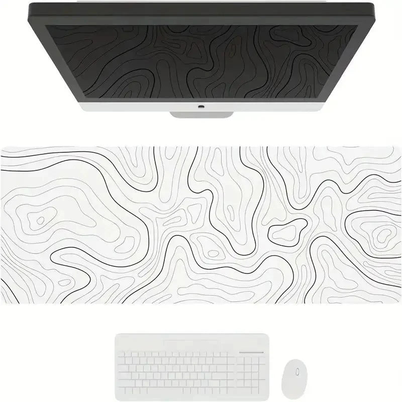 Premium Extended Gaming Mouse Pad - Non-Slip & Stitched Edges