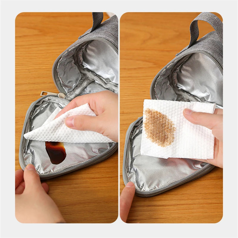 Mini Insulated Lunch Bag - Portable Thermal Cooler Tote for Bento Boxes, Rice Balls, Snacks & Student Lunches - Tulique
