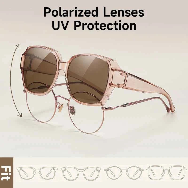 Premium Fit Over Polarized Sunglasses - UV Protection & Glare Reduction
