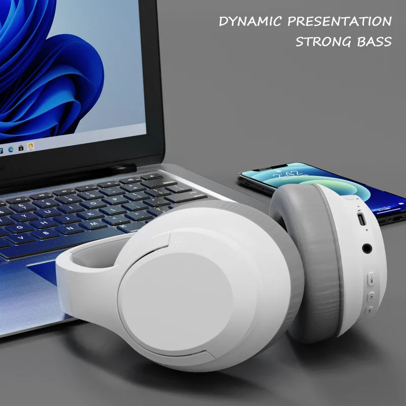 Premium Wireless Headphones Bluetooth 5.3 - Hi-Res Audio & 50H Battery