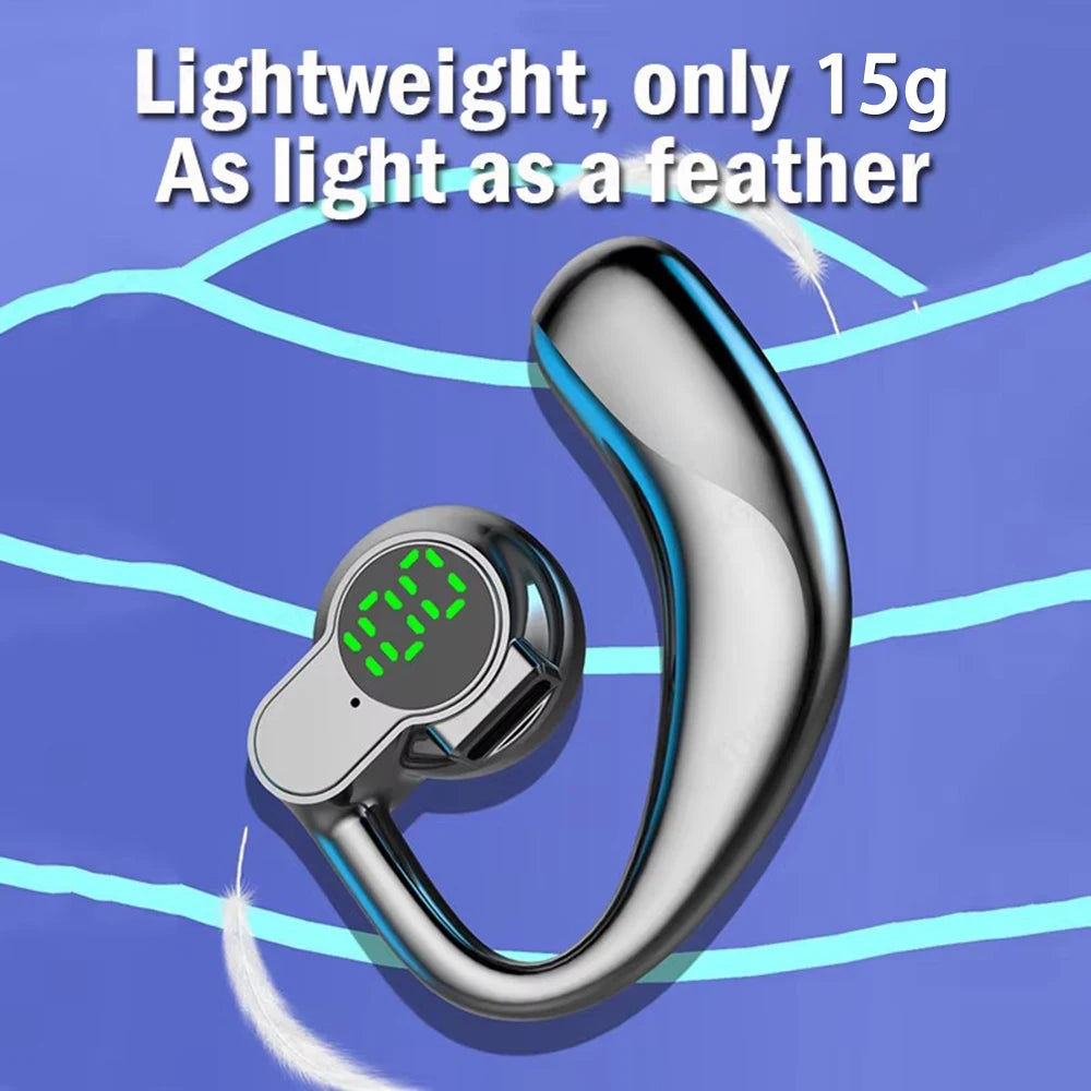 Premium Bluetooth Ear Hook Headphones - Noise Cancelling & Hands-Free