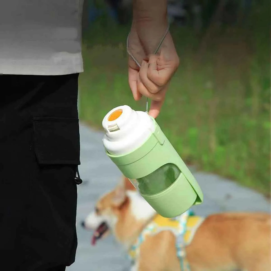 Premium Portable Pet Water Bottle - Food & Water Dispenser