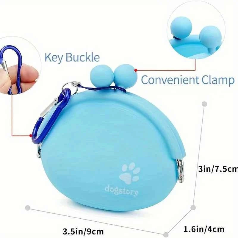 Pet Snack Bag, Outdoor Training Storage Pouch with Hook, Pet Outdoor Supply