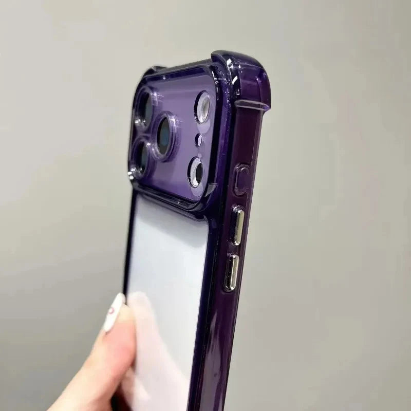 Premium Transparent iPhone Case - Shockproof Protection