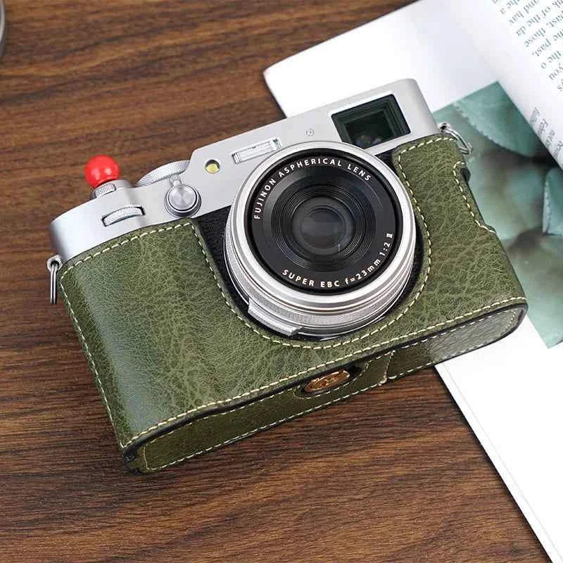 Premium Fujifilm X100VI Half Case with Strap