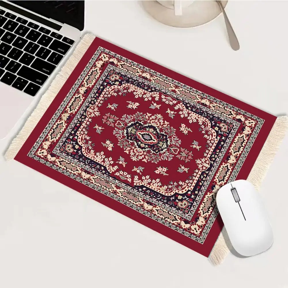 Elegant Persian Mouse Pad - Anti-slip Rubber Base Desk Mat