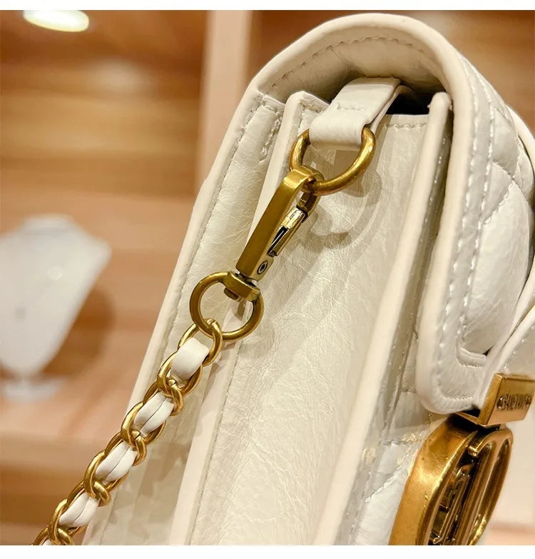 Elegant Mini Chain Bag - Luxury Designer Crossbody