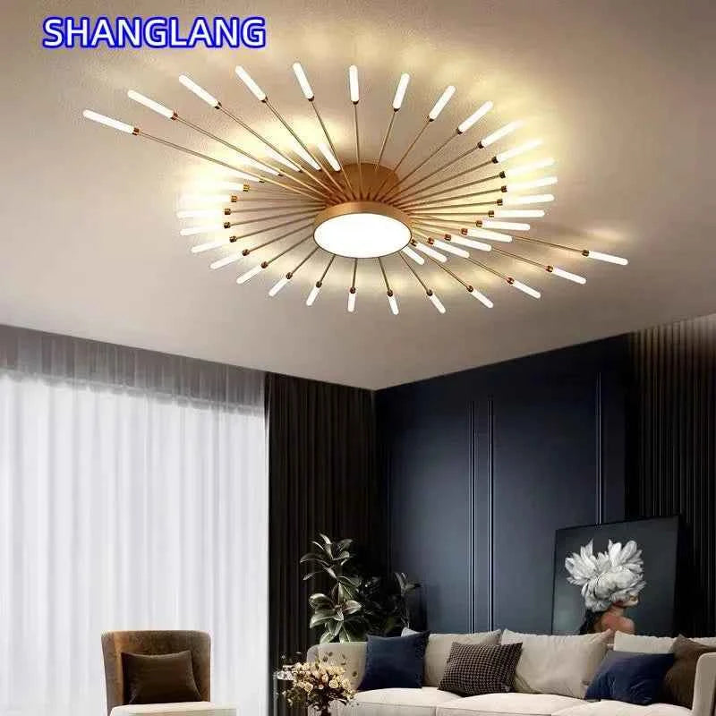 Luxury Modern LED Chandelier - Elegant Ceiling Light Fixture