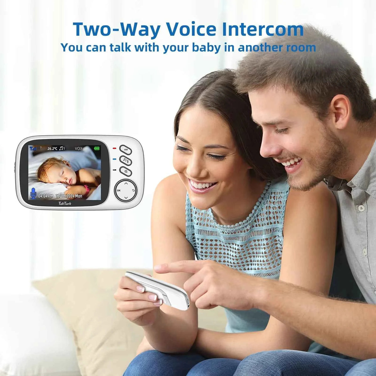 Premium Video Baby Monitor - 3.2 Inch Wireless Night Vision Camera