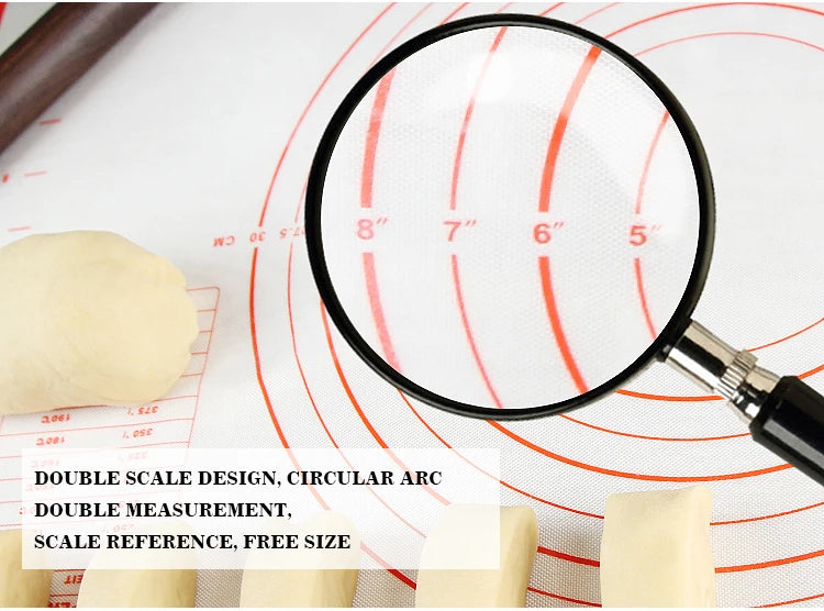 Professional Silicone Baking Mat - Non-Stick Dough Pad