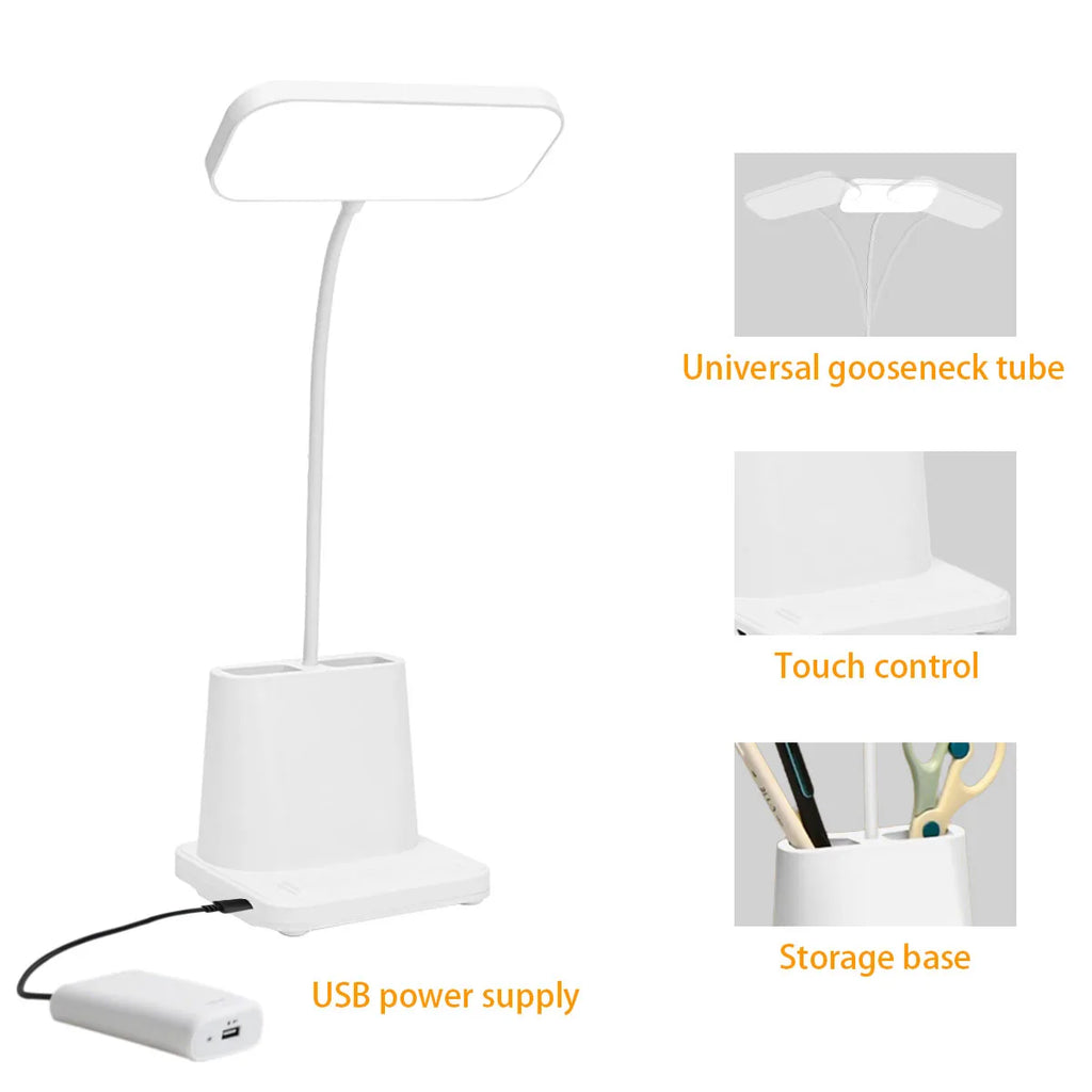 Premium Dimmable LED Desk Lamp - Modern Home Office Lighting