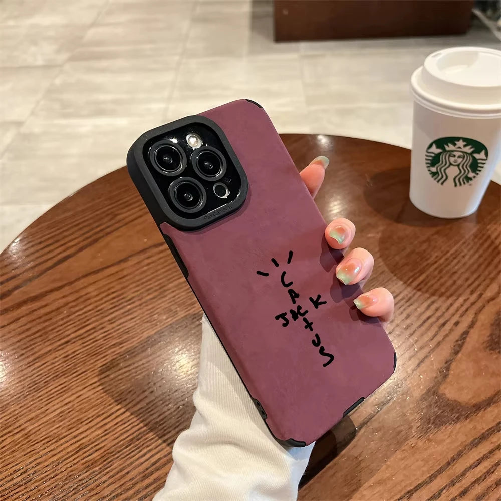 Premium Leather iPhone Case - Full Protection Flip Cover