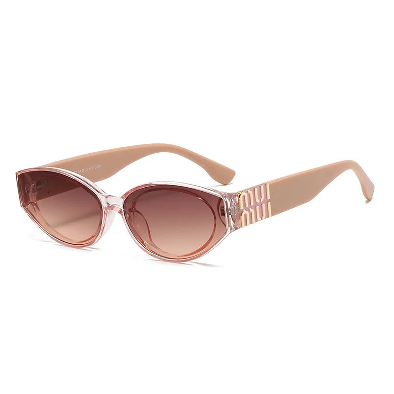 Minimalist Oval Sunglasses - Premium UV400 Protection