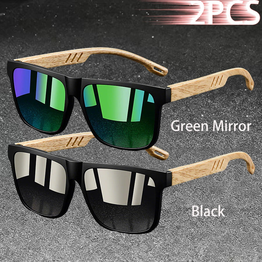 Vintage Square Sunglasses - UV400 Designer Eyewear