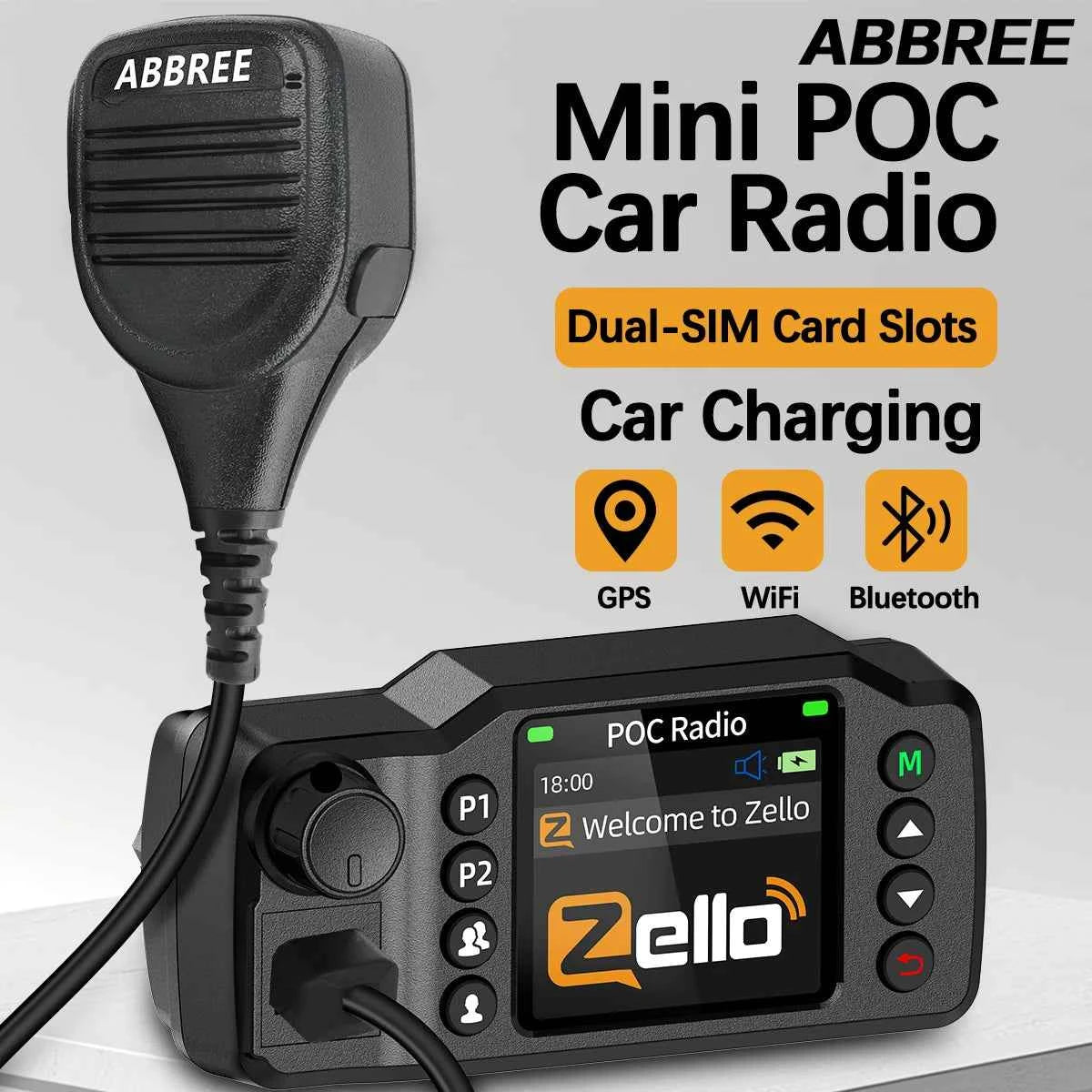 Professional Mini 4G Network Car Radio - Dual SIM & GPS