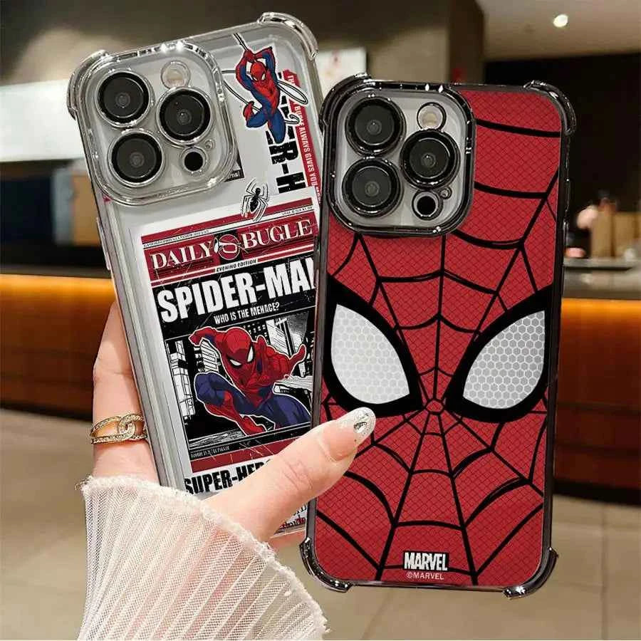 Premium Spider Man Phone Case - Anti-Fall Plating Cover