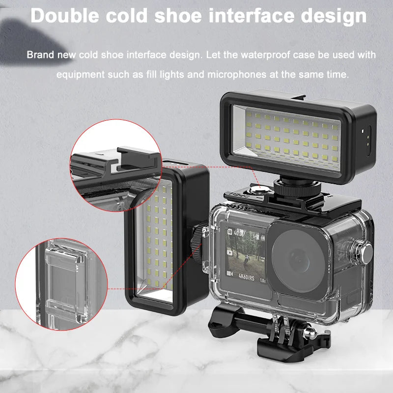 Professional Waterproof Case for DJI Osmo Action 5 4 3
