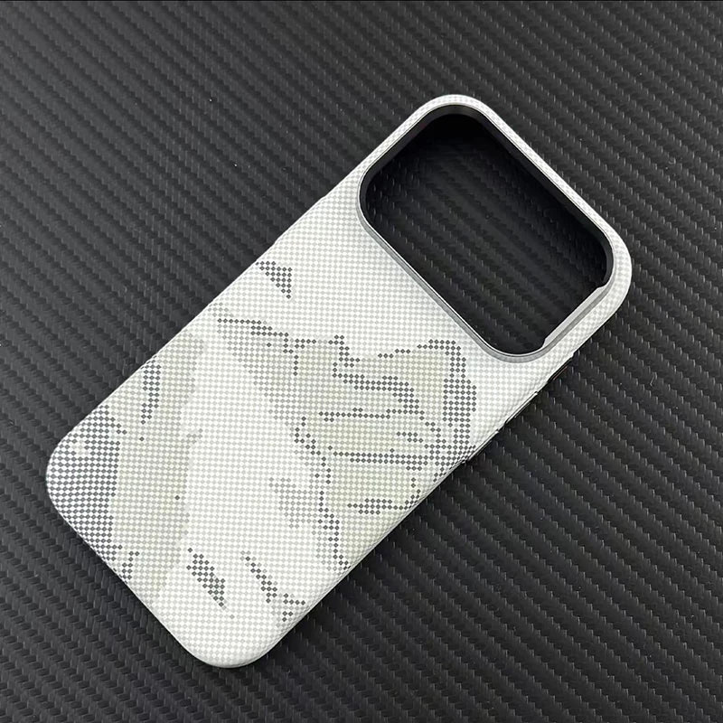 Luxury Carbon Fiber MagSafe Case - Ultra Thin Alloy Protection