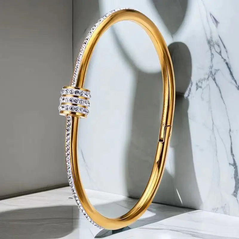 Luxury Roman Numerals Bracelet - Stainless Steel Elegance